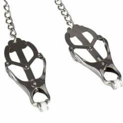 Discount ⭐ Torment Stainless Steel Collar With Clover Nipple Clamps 👏 -Bondage Shop Online unnamed file 123