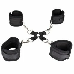 Deals ⌛ Bondara Black Soft Velcro Hogtie Restraint 🥰