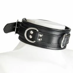Discount ✨ Bondara Luxe Saddle Leather Heavy Duty Padded Collar 🔔 -Bondage Shop Online unnamed file 133