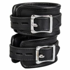 Cheapest 🧨 Bondara Luxe Saddle Leather Heavy Duty Padded Handcuffs ✔️ -Bondage Shop Online unnamed file 139
