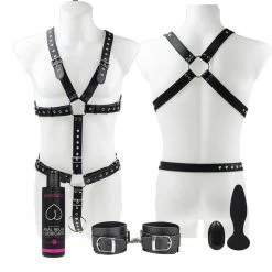 Cheapest 🎁 Bondara Take Me Harder Mens Anal Bondage Bundle 😍