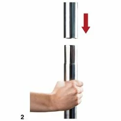 Deals 🔔 Bondara&Sex Silver Static Adjustable Dance Pole ? 85-117 Inch 🛒 -Bondage Shop Online unnamed file 354