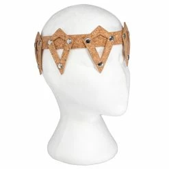 Brand new 😀 Bondara Luxe Bound To Nature Cork Blindfold Crown 🤩 -Bondage Shop Online unnamed file 381