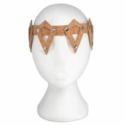 Brand new 😀 Bondara Luxe Bound To Nature Cork Blindfold Crown 🤩 -Bondage Shop Online unnamed file 382