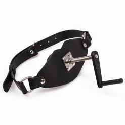 Discount 🥰 Bondara Crank It! Real Leather Depth Adjust Ball Gag ❤️