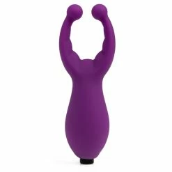 Brand new 🔥 Bondara Lady Luck Purple Silicone Vibrating Nipple And Clit Stim 🎁