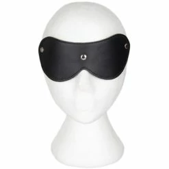 Budget 🌟 Bondara Black Leather Studded Blindfold ✔️ -Bondage Shop Online unnamed file 574