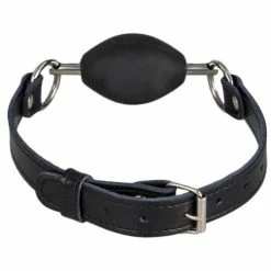 Wholesale 😀 Bondara Luxe Black Silicone Oval Ball Gag ❤️ -Bondage Shop Online unnamed file 587