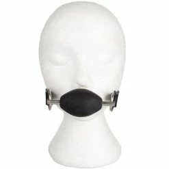 Wholesale 😀 Bondara Luxe Black Silicone Oval Ball Gag ❤️ -Bondage Shop Online unnamed file 588