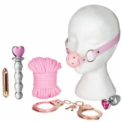 Cheap 🌟 Bondara Little Princess Pink And Rose Gold Bondage Kit 🔥