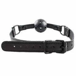 Flash Sale 😉 Bondara Black Small Vented Ball Gag 😉 -Bondage Shop Online unnamed file 634