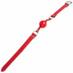 Discount 🛒 Bondara Luxe Red Nubuck Leather Ball Gag ❤️ -Bondage Shop Online unnamed file 653