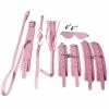 Discount 🔔 Bondara Pink Faux Leather Furry 8 Piece Bondage Set 🌟