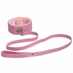 Discount 🔔 Bondara Pink Faux Leather Furry 8 Piece Bondage Set 🌟 -Bondage Shop Online unnamed file 656