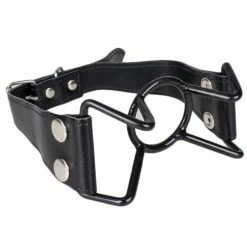 Budget 🛒 Bondara Luxe Black Leather Spider Mouth Gag 🥰