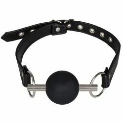 Coupon 😉 Bondara Bite Me Black Silicone Ball Gag 🥰