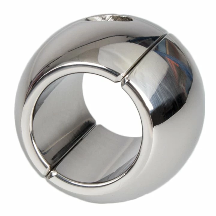 Budget ๐ฏ Torment Ball Bully Stainless Steel Oval Ball Stretcher - 5.5cm ๐ 2 Budget ๐ฏ Torment Ball Bully Stainless Steel Oval Ball Stretcher - 5.5cm ๐ - Image 2