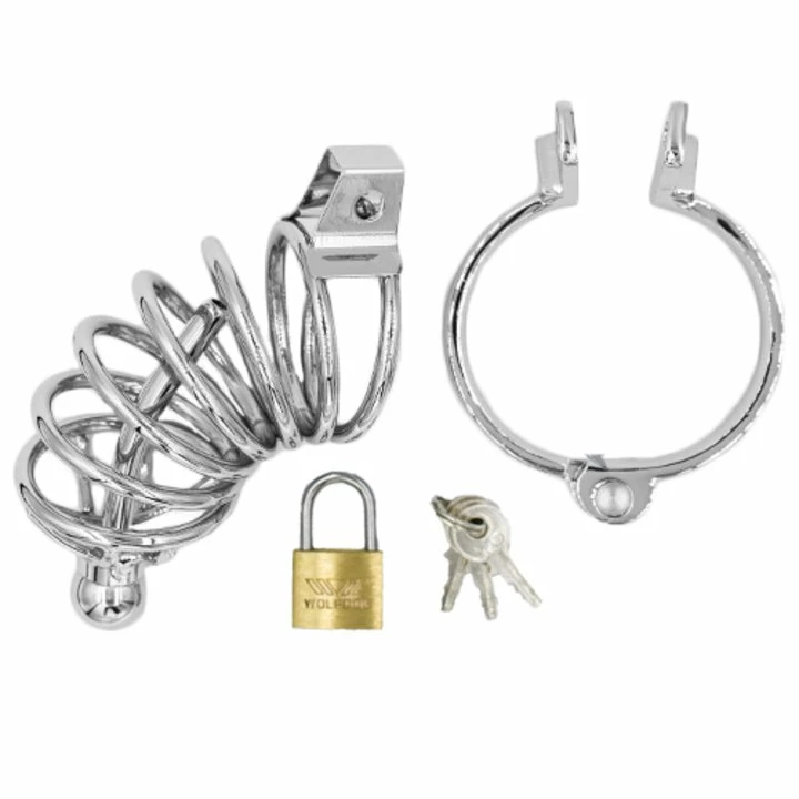 Outlet ๐ฏ Torment Stainless Steel Chastity Cage With Penis Plug โญ 2 Outlet ๐ฏ Torment Stainless Steel Chastity Cage With Penis Plug โญ - Image 2