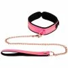 Brand new ✔️ Bondara Pink Kink Rose Gold Soft Velcro Bondage Collar And Leash 🎉