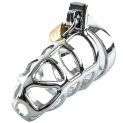 Best Pirce ✨ Torment Stainless Steel Gladiator Chastity Cage 🎉