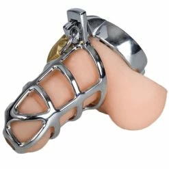 Best Pirce ✨ Torment Stainless Steel Gladiator Chastity Cage 🎉 -Bondage Shop Online unnamed file 725