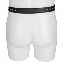 Best Pirce 🌟 Bondara Black Male Chastity Harness With Cock Rings 🥰 -Bondage Shop Online unnamed file 742