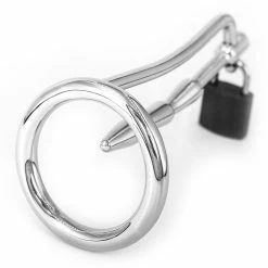 Budget ⭐ Torment Stainless Steel Humped Cock Trap - 10.7cm 🛒 -Bondage Shop Online unnamed file 757