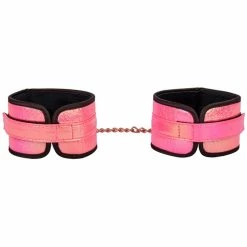 Cheap 😍 Bondara Pink Kink Rose Gold Soft Velcro Bondage Handcuffs 💯