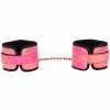 Coupon ⭐ Bondara Pink Kink Rose Gold Soft Velcro Bondage Ankle Cuffs 👍