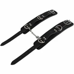 Brand new 🔔 Bondara Luxe Saddle Leather Heavy Duty Padded Ankle Cuffs ✔️ -Bondage Shop Online unnamed file 86