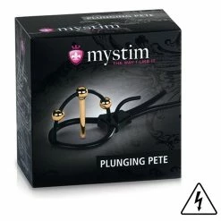 Cheapest ⭐ Bondara&Sex Mystim Plunging Pete Electro Sex Corona Glans Strap Penis Plug 👏