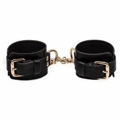 Deals 💯 Bondara Luxe Gilded Cage Faux Leather Ankle Cuffs 🧨