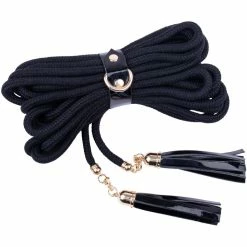 Best Pirce 👍 Bondara Luxe Gold Tassel Cotton Bondage Rope - 10m 😍